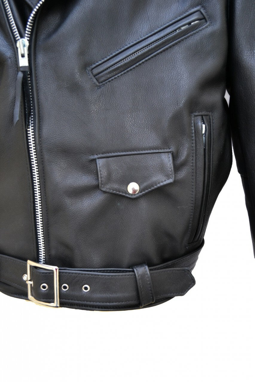 Brando •Black Leather• Motorcycle Jacket
